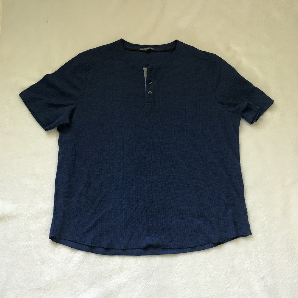 NWT Ike By Ike Behar Blue Short Sleeve Shirt Size